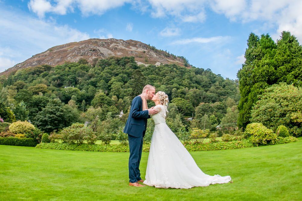 Kisses, Inn on the Lake Weddings, Lake District