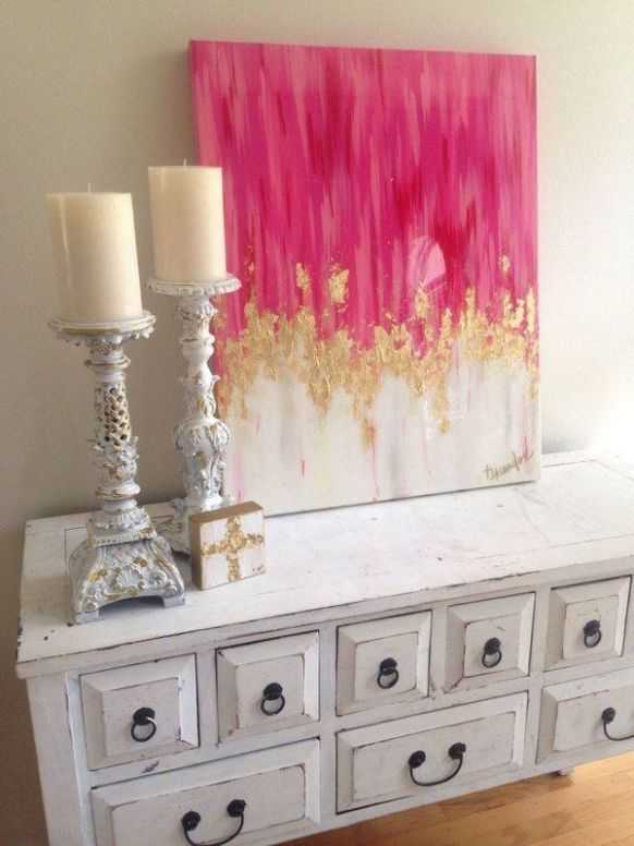 Featured Photo of Pink And Gold Canvas Wall Art