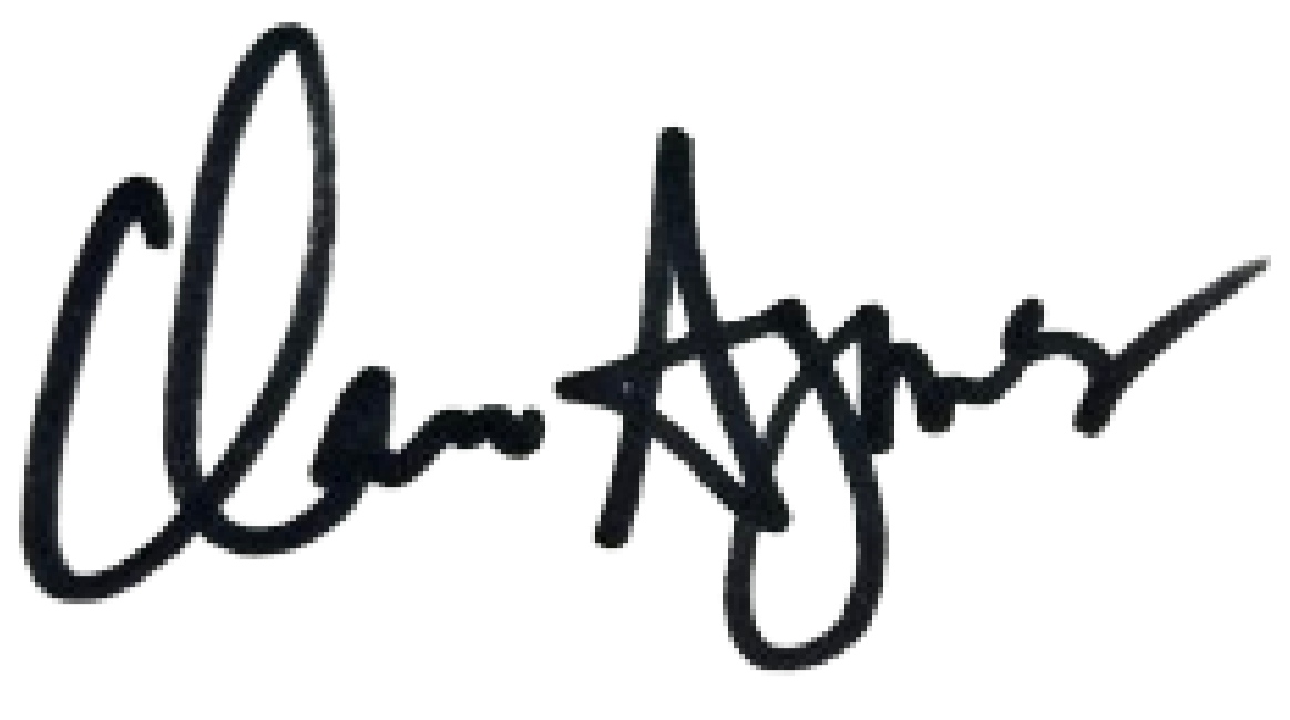 Clara Agnes's signature
