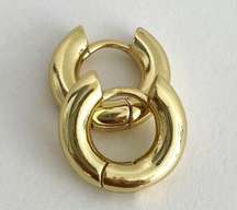 Gold Chunky Hoop Earrings