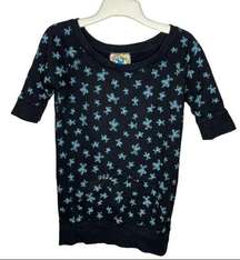 Blue Bird Fleur de Lis Top