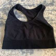 target black sports bra