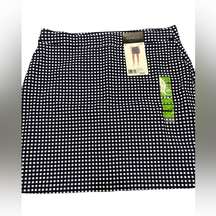 Rafaella plaid lined skort size large nwt