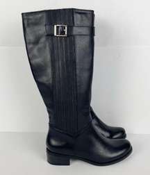 Matisse Tall Black Leather Boots Size 6.5