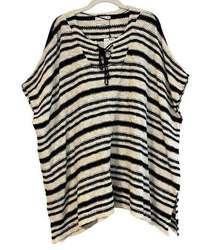 NWT MNG Striped Poncho Cape Isabela Small