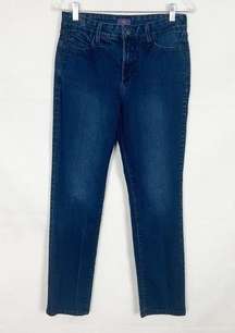 NYDJ Women's High Rise Straight Jeans Size 10 Petite