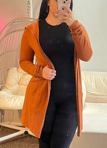 Cyrus Long Cardigan With Hoodie