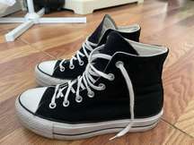 Converse Platform Black And White