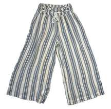 Cie Women's Medium Nautical Boho Pants Blue White Striped