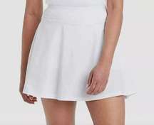All Motion Womens White Pleated Back Tennis Skort Size XXL