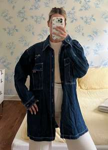 Oversized denim Jacket Or Dress