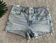 Distressed Denim Shorts