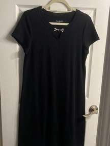 talbots short sleeve tee dress m