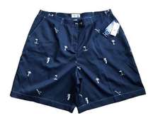 Golf Plus Microfiber Navy Shorts 20W Embroidered Golf Club Novelty