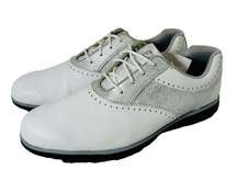 Footjoy eMerge Womens White/Silver Soft Spike Golf Shoe Womens 9.5 93902