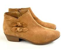 Jack Rogers Kali Suede Bow Booties - Size 9.5