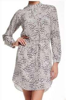 REBECCA TAYLOR Leopard-Print Shirtdress