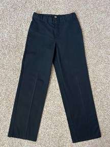 Black Jeans Mid-Rise Straight Leg Size 14