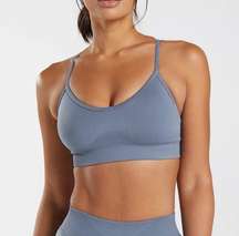 Gymshark Sweat Seamless Sports Bra in Evening Blue