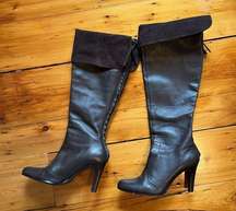 Ralph Lauren Beatrice Tall Dark Brown Boots