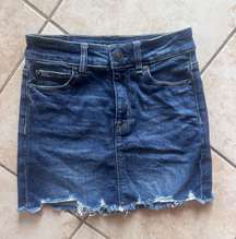 Outfitters Mini Jean Skirt