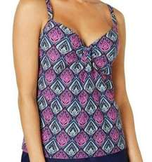 Island Escape Heaven Sent Scorpio Tankini Top Size 16