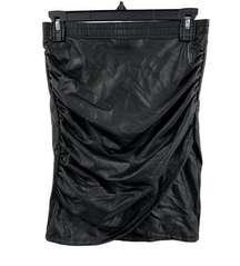 LAmade Black Vegan Leather Skirt Size XS estimated