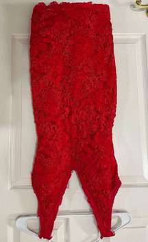 Homecoming Red Size 2 V-Neck Vintage