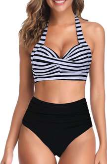 Retro Styled Women’s Bikini Swim Suit