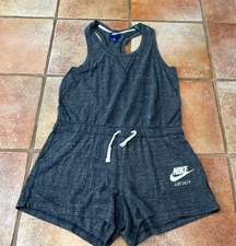 Nike knit cotton romper large