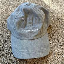 Love Your Melon Chambray Baseball Hat, NWOT