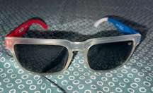 red white and blue helm block sunglasses 