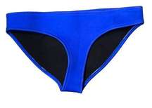 Triangl bright blue neoprene full bottom bikini bottoms size L