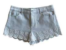 Rebecca Minkoff Marsh Eyelet Denim Shorts