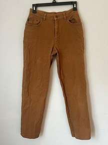 Lauren Jeans Co Ralph Lauren Ladies High Rise Brown Vintage jeans Sz 4P♠️