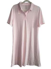 NWT Outdoor Voices Birdie Polo Dress Pink Size XXL