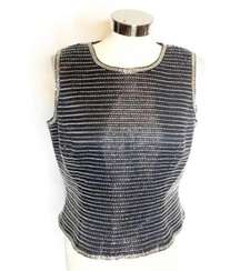 Black Tie Oleg Cassini beaded top