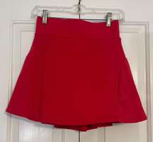 Red Athletic Skirt 