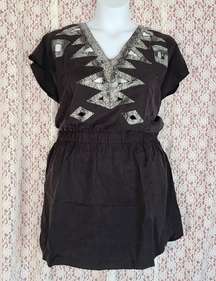 sugar lips black snakeskin print cut out fit and flair dress

Size large 