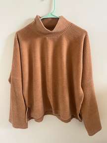 Women’s  Texture & Thread Velour Corduroy Mockneck Top