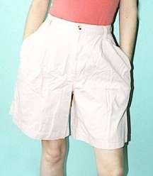 PALMETTO's Pink Vintage 1990's High Waisted Bermuda Shorts