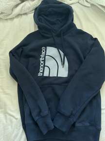 North Face Navy Blue Hoodie