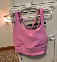 Pink Sports Bra