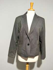 Gray Black Professional Blazer