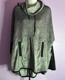 Donna Karan Super Soft Pull Over Gray/Black Size Large