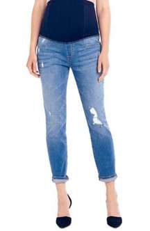 Ingrid & Isabel Maternity Mia Boyfriend Jeans 32