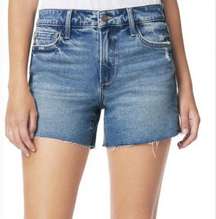 NWT Joe's Ozzie Fray Hem Denim Jean Cut Off Shorts Clematis Wash Size 24