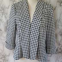 DB established houndstooth blazer size large