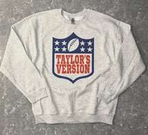 Taylor’s version crewneck new nfl taylor swift sweatshirt 2xl and 3xl Super Bowl