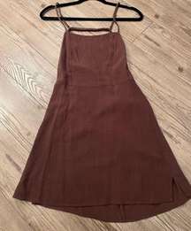 BROWN kendall and kylie dress